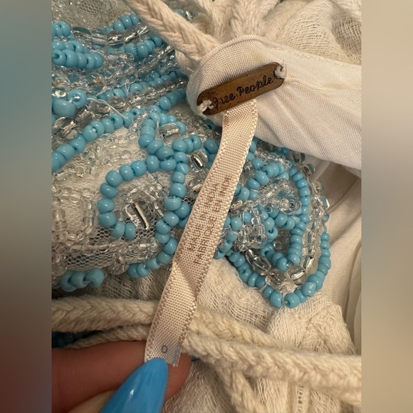Free People Beaded Turquoise Spirit Maxi Dress - Picture 14 of 14
